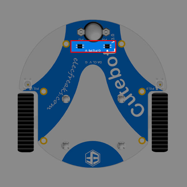 CuteBot line tracking sensors